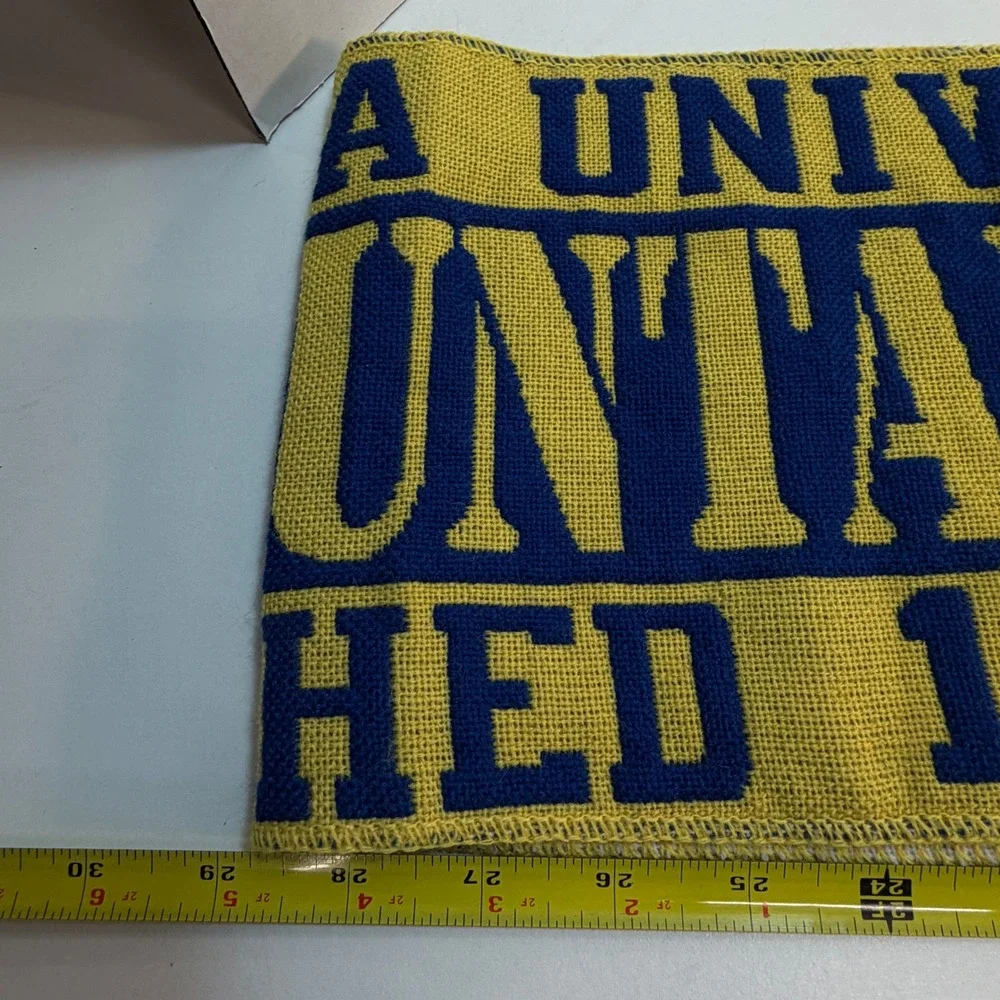 West Virginia University Mountaineers Knit Scarf 
